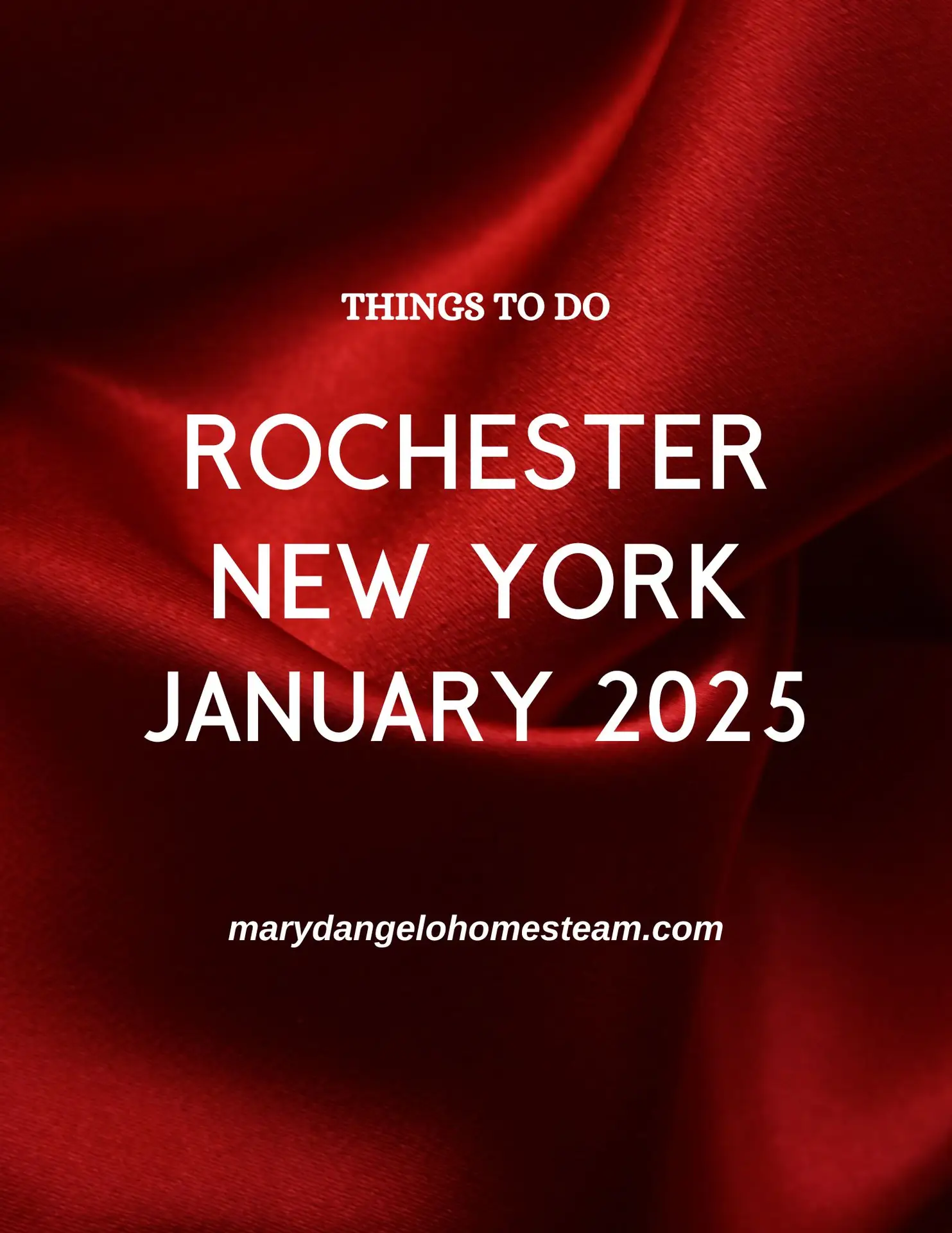 Things To Do January 2025: ...